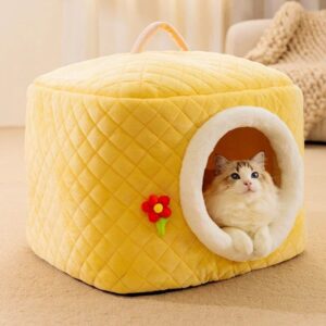 Cat & maine coon Plush Indoor Cat Bed